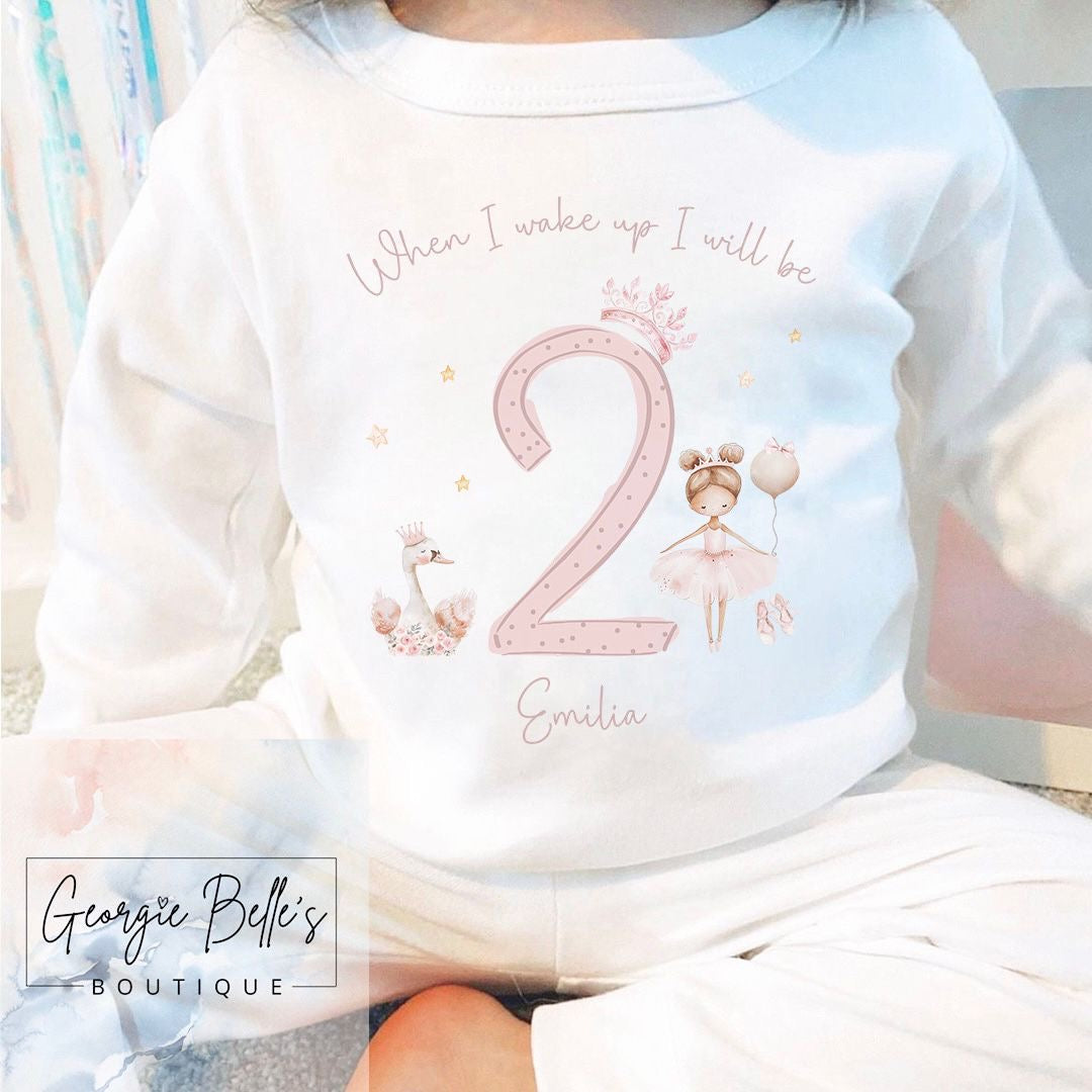 Personalised 2nd birthday pyjamas sale