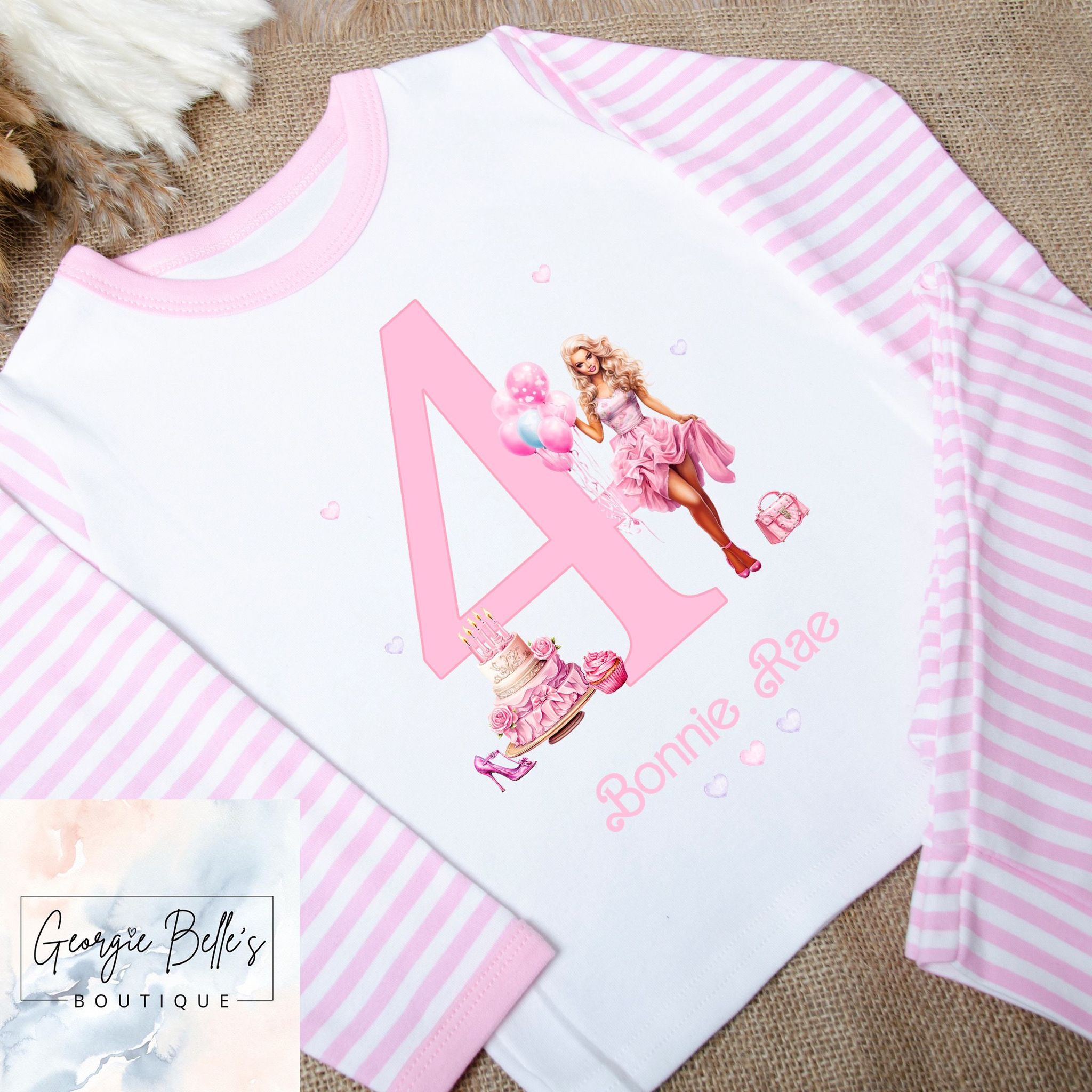 Personalised birthday pjs sale