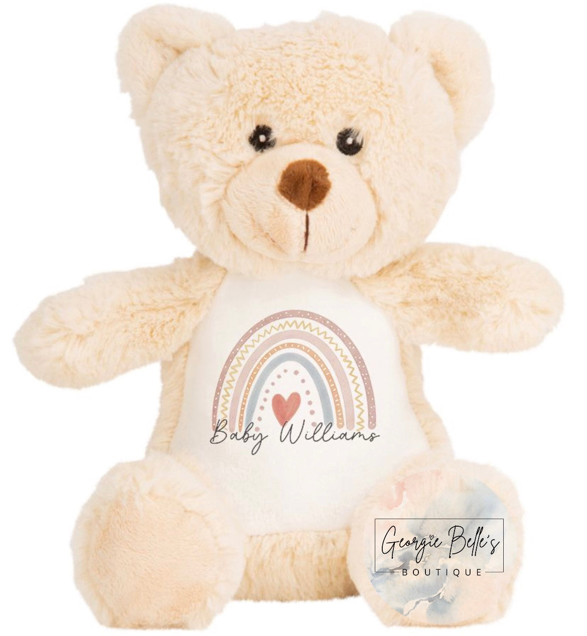 Personalised baby soft toy on sale