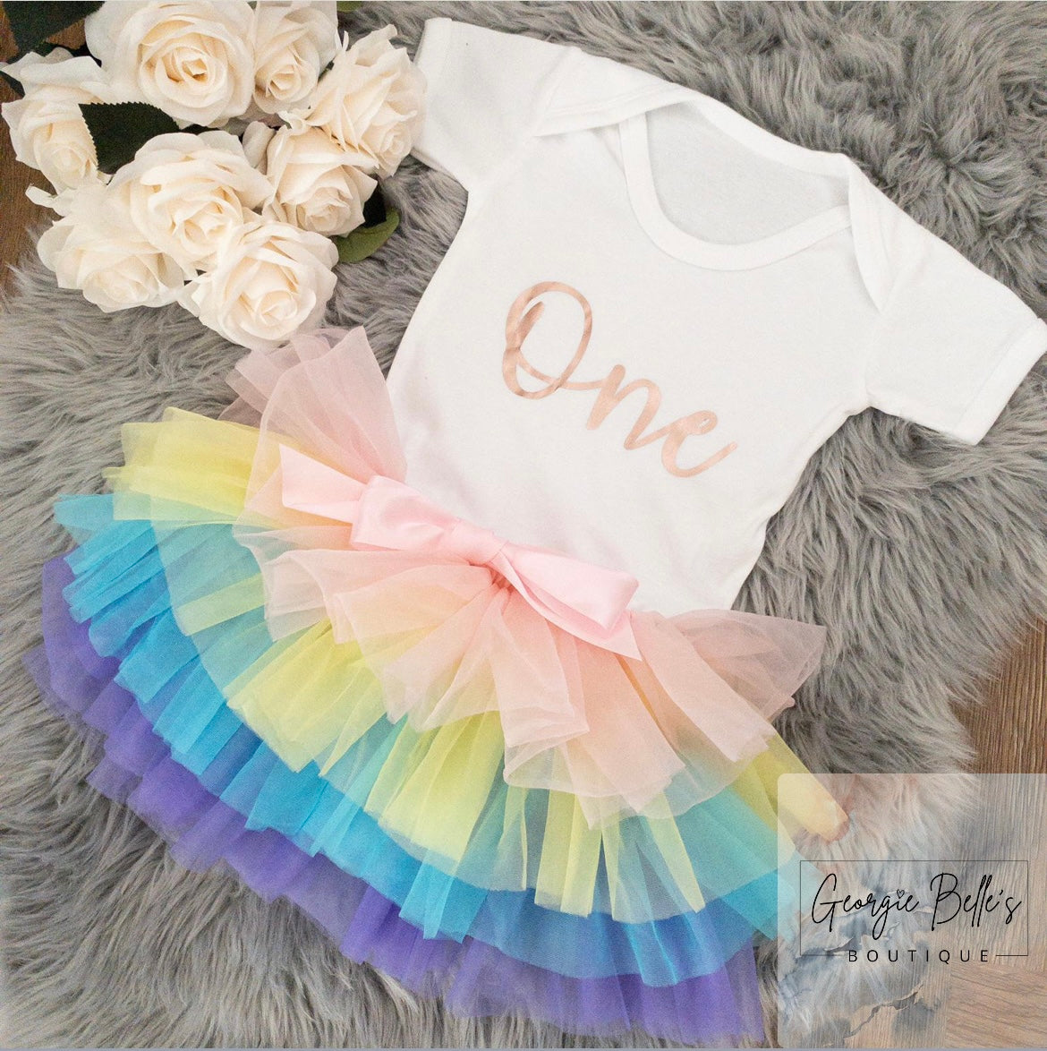 Rainbow deals birthday outfit