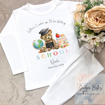 Personalised School Pyjamas -  School Design