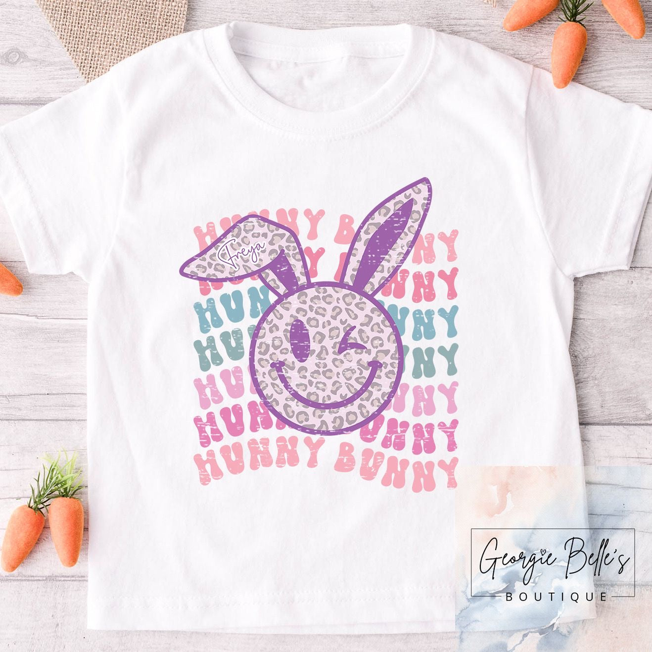 Easter T-Shirt - Pastel Bunny Design