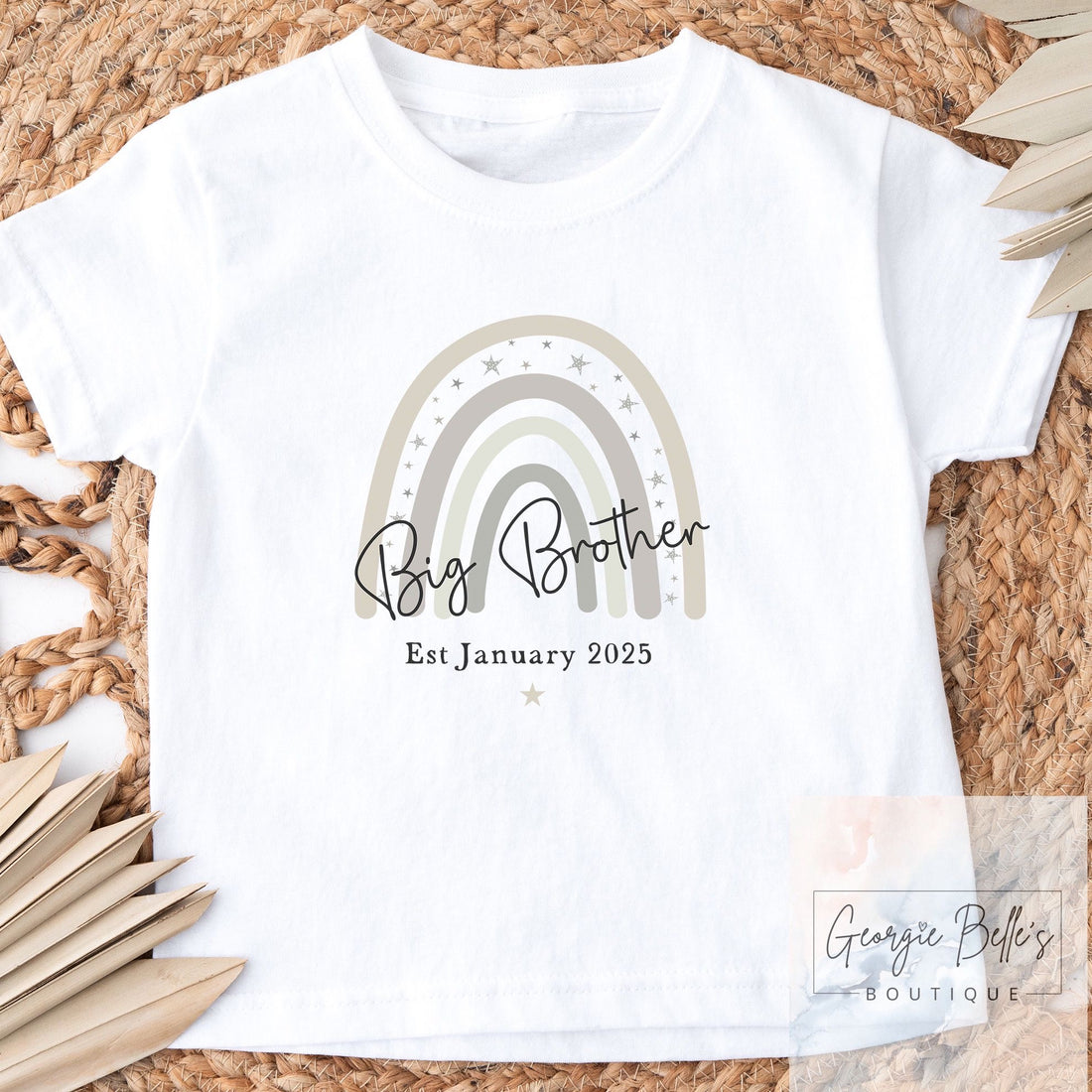 Big Brother Announcement T-Shirt - Nude Rainbow Design