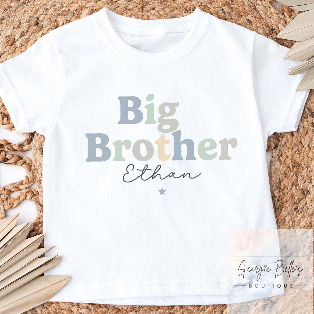 Big Brother Announcement T-Shirt - Blue Design