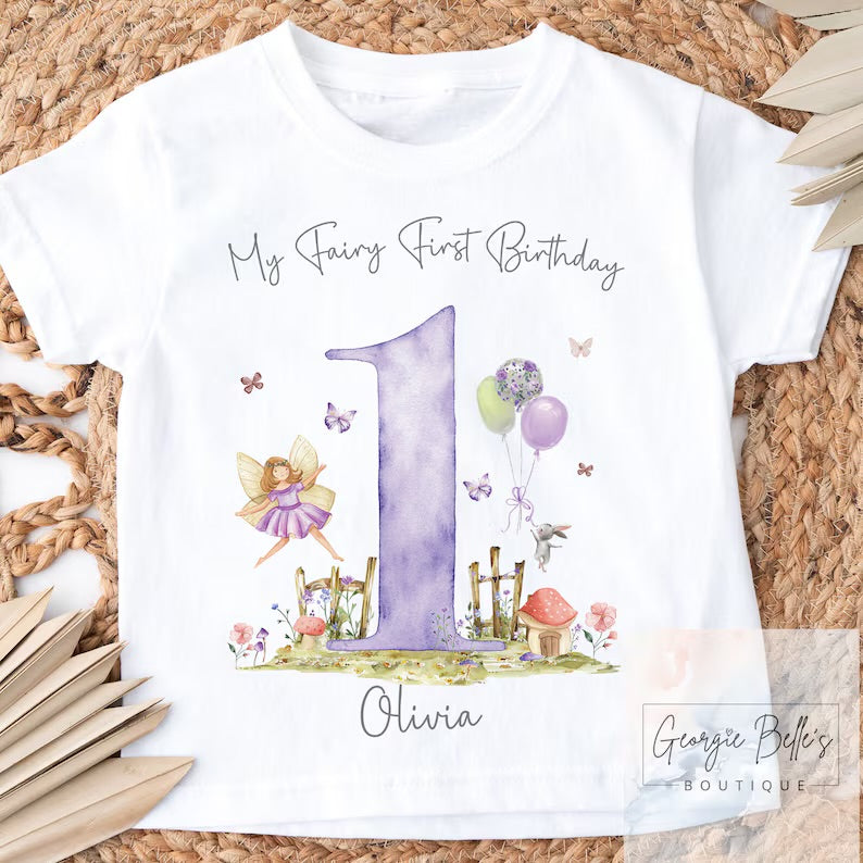 Birthday T-Shirt - Fairy First Design