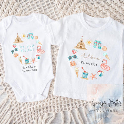 Personalised Holiday Matching Set