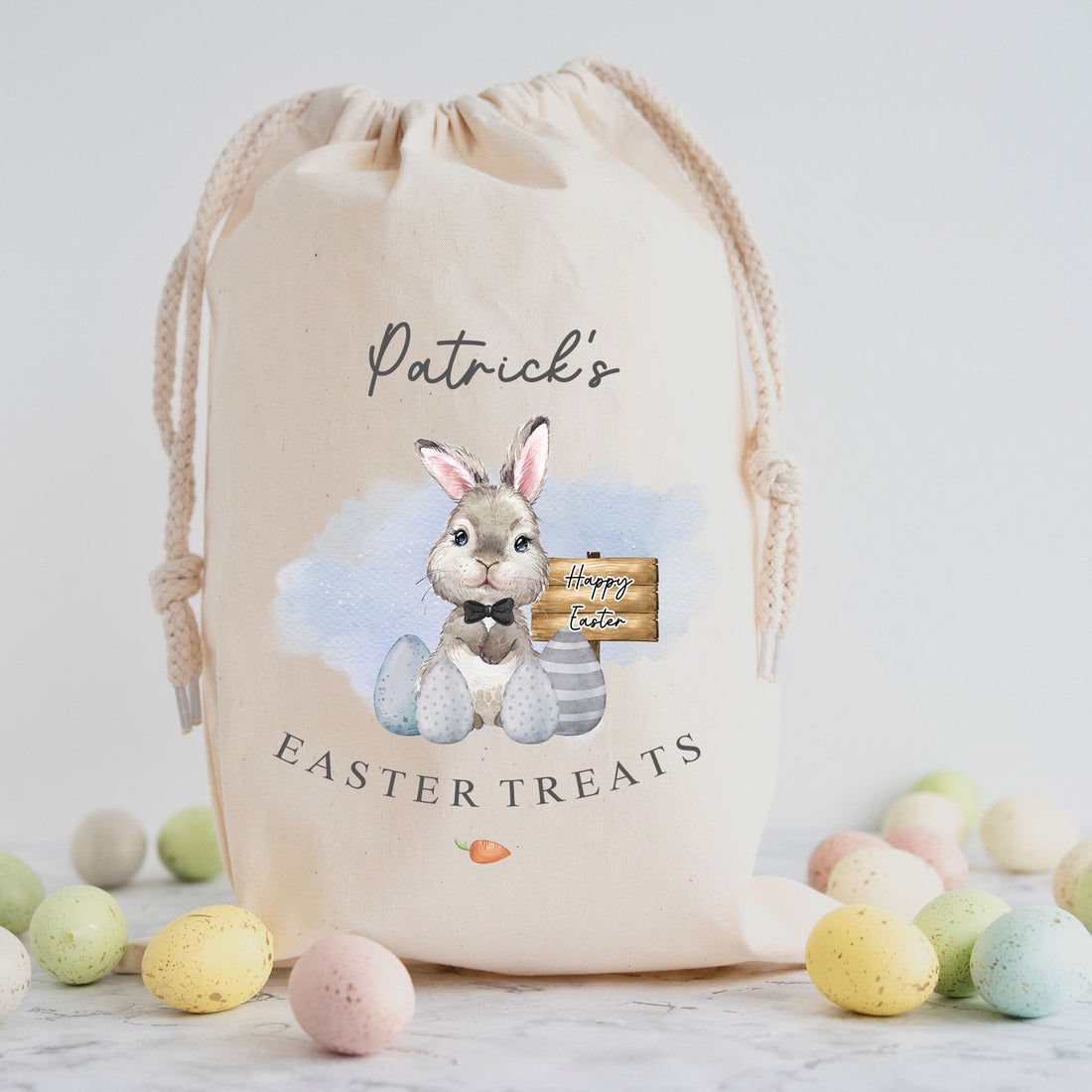 Boys Personalised Easter Treat Sack