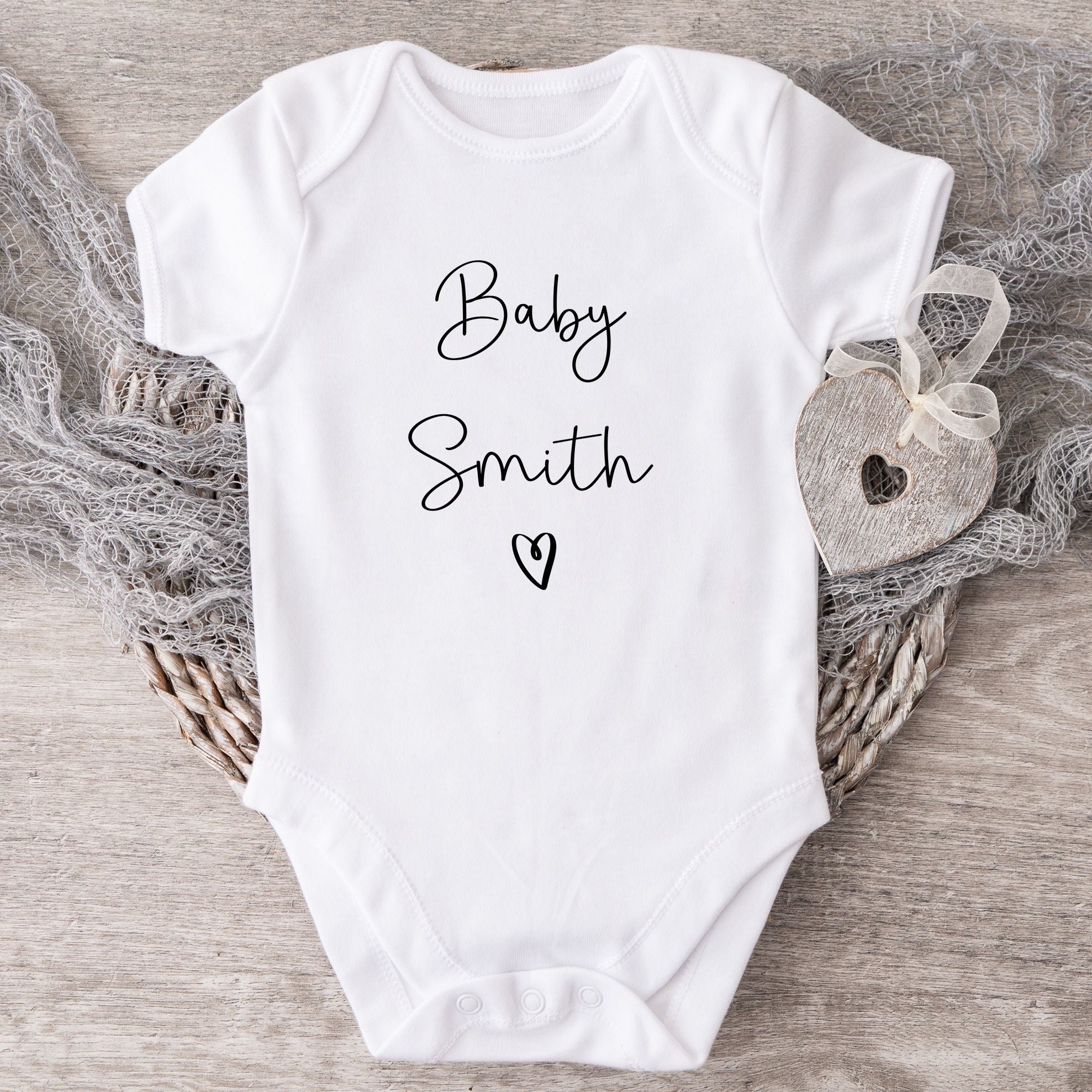 Personalised Baby Announcement Vest / Babygrow