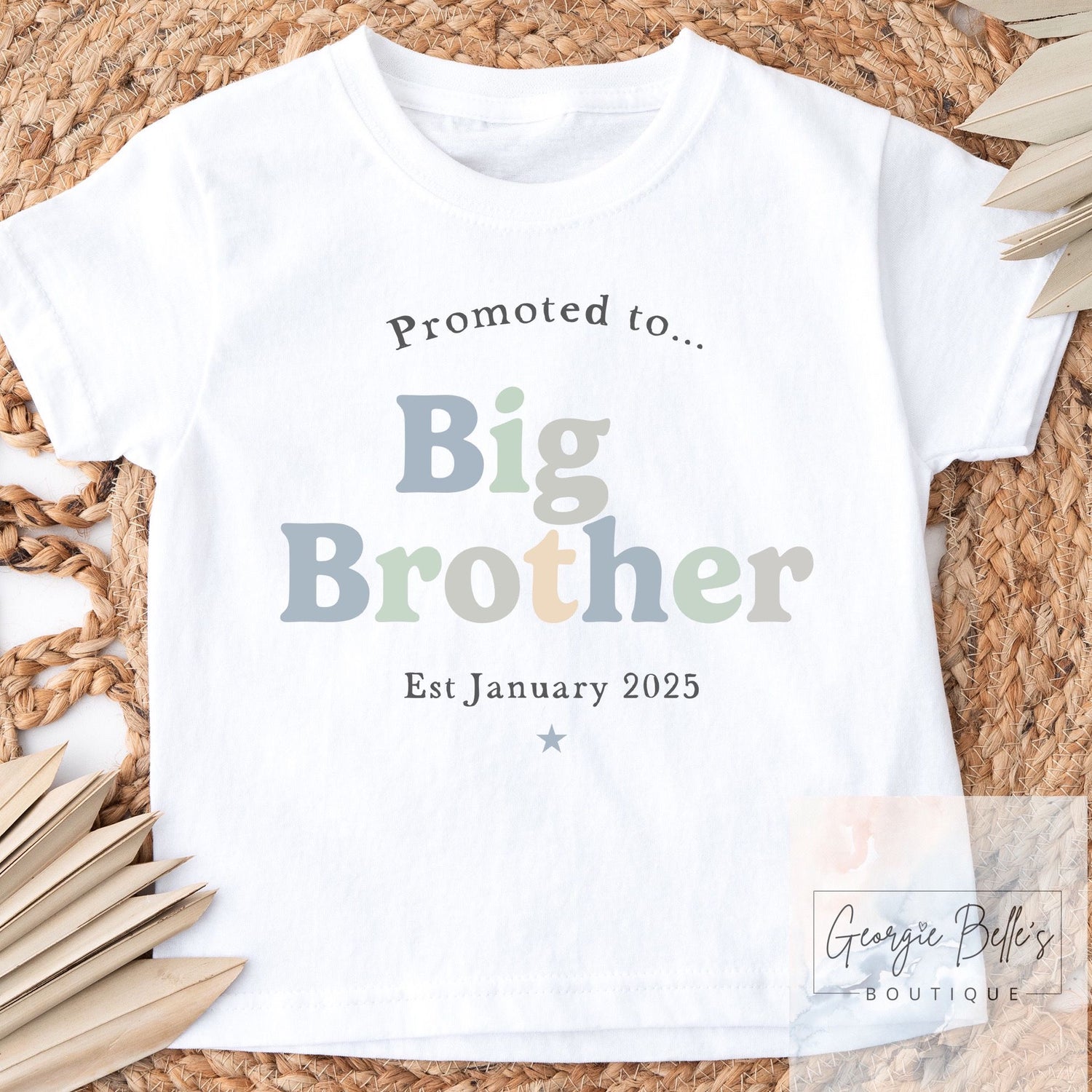 Big Brother Announcement T-Shirt - Blue Promoted Design