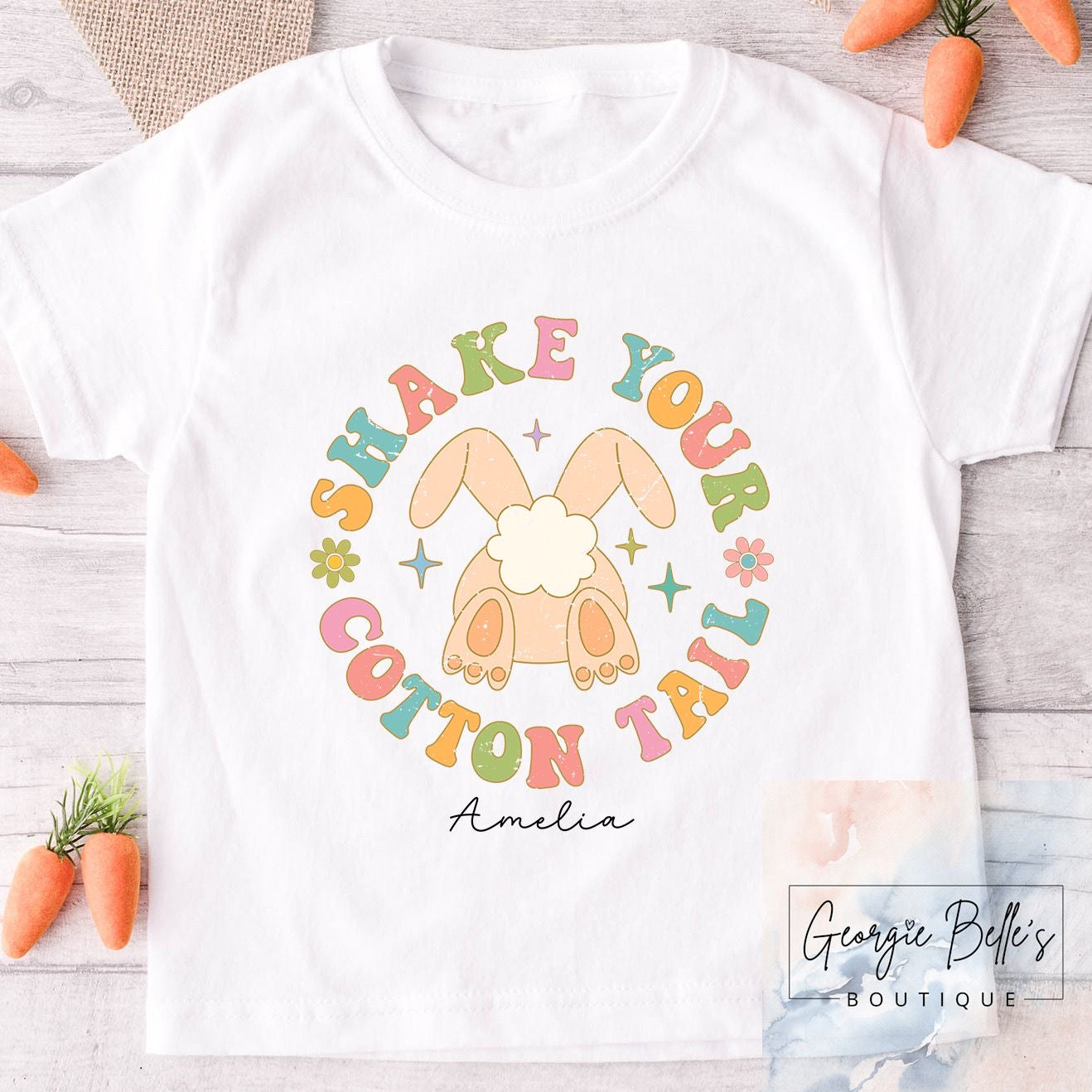 Easter T-Shirt - Shake your Cotton Tail Design