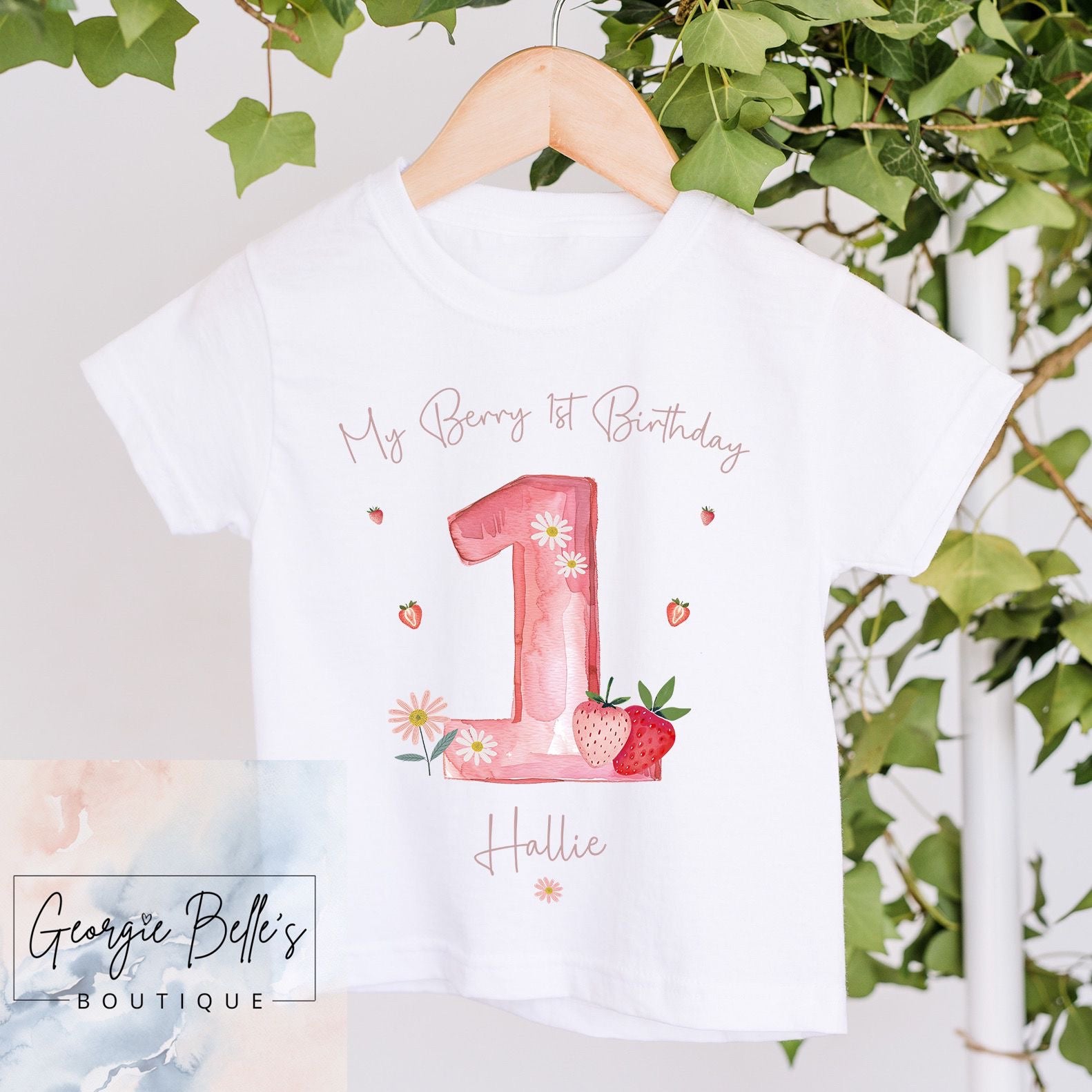 Birthday T-Shirt - Berry Design