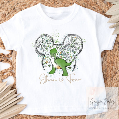 Birthday T-Shirt - Dinosaur Design