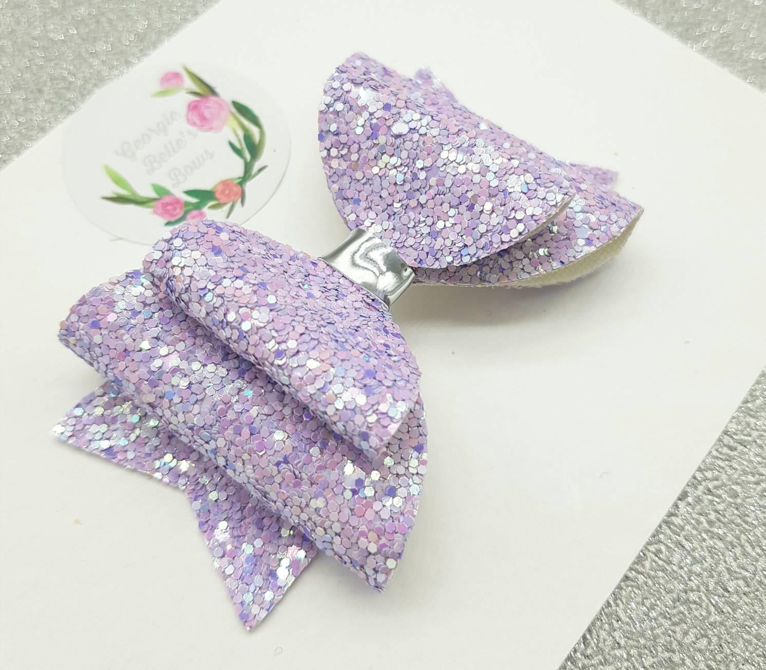 Lilac hair bow, Girls hair bow, Baby headband, Baby girls headband, Baby girl bows, Baby bows