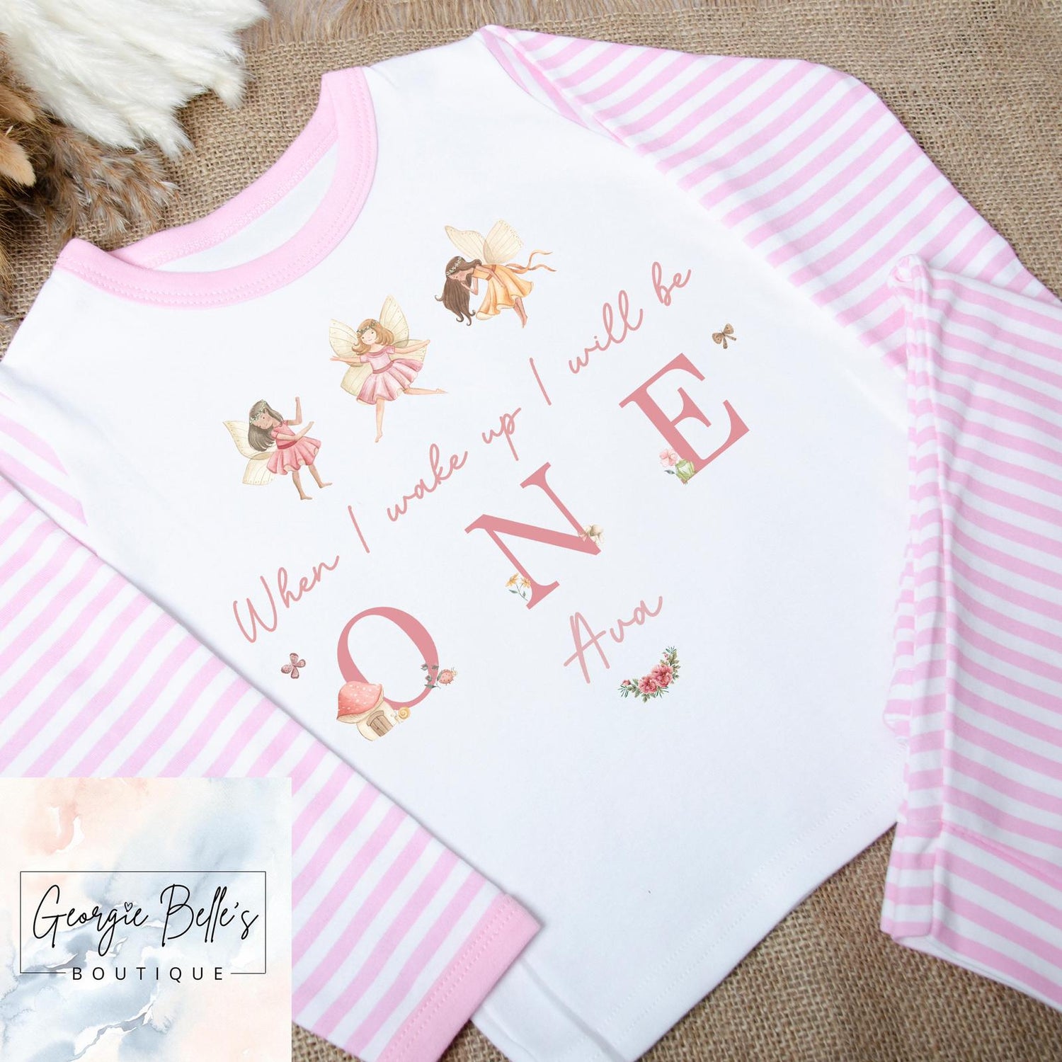 Personalised Birthday Pyjamas - Fairy Design