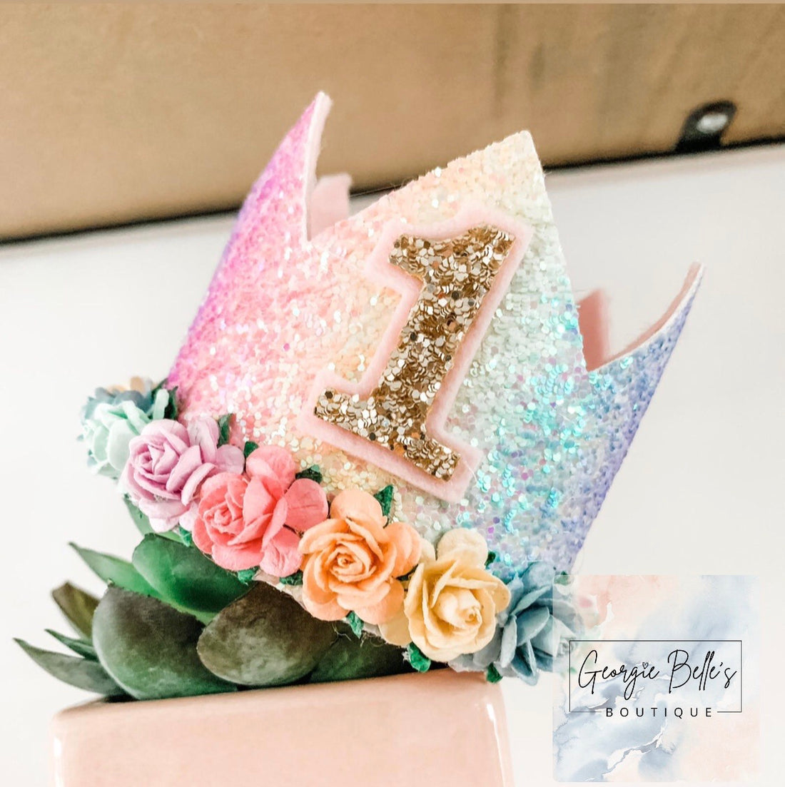 Rainbow Birthday Crown