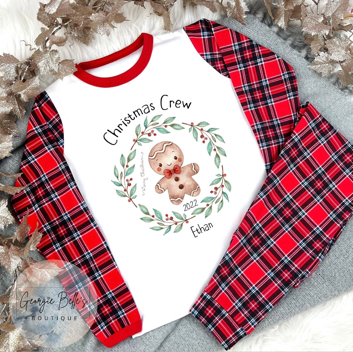 Family Matching Christmas Crew 2022 Christmas Pyjamas