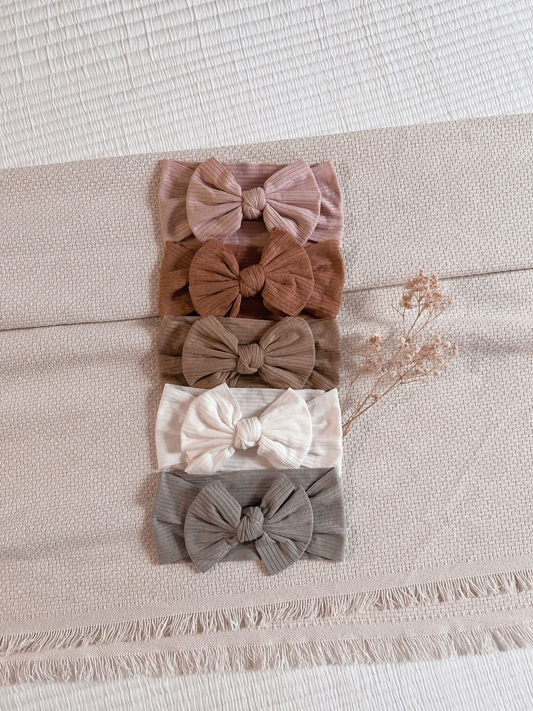 Fabric Head Wrap Bows