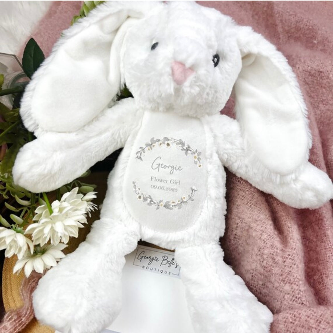 Personalised Flower Girl Soft Toy